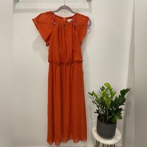 NWT orange london times Nordstrom orange dress